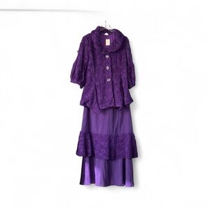 Purple Women’s 2 piece Dress Set